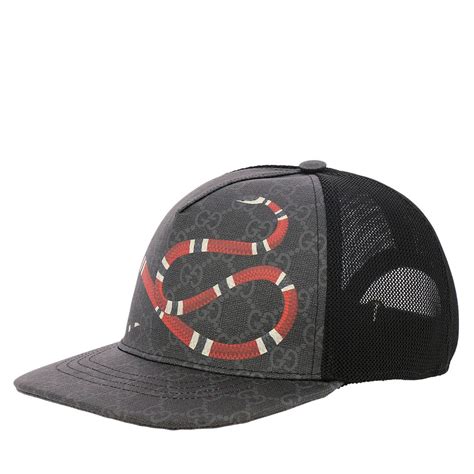 cappello gucci con serpente nero|Gucci cappelli.